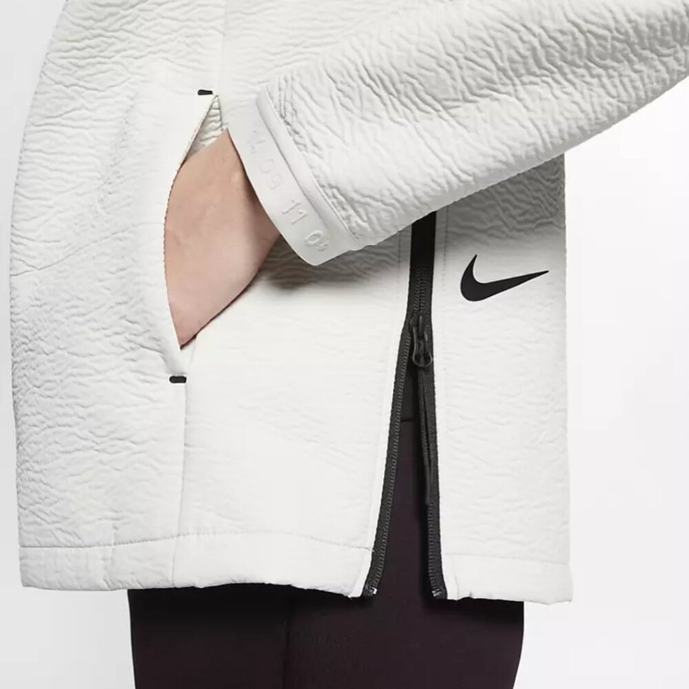 NIKE NSW TECH PACK HOODED LONG SLEEVE WOVEN TOP size XS